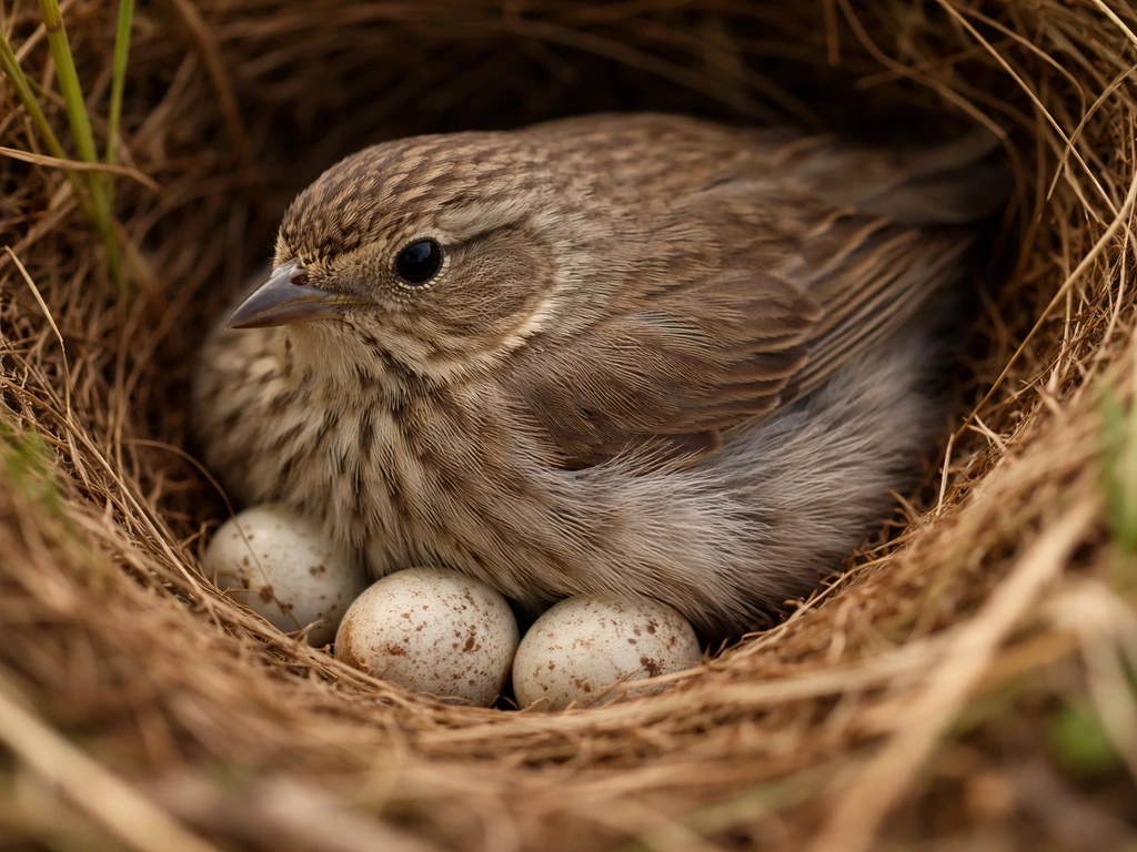 Bird Sitting on Eggs Is Called Incubating or Brooding