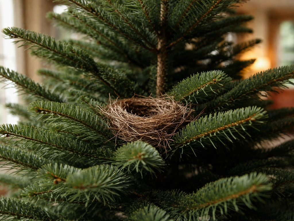 Bird Nest in Christmas Tree Meaning and What to Do