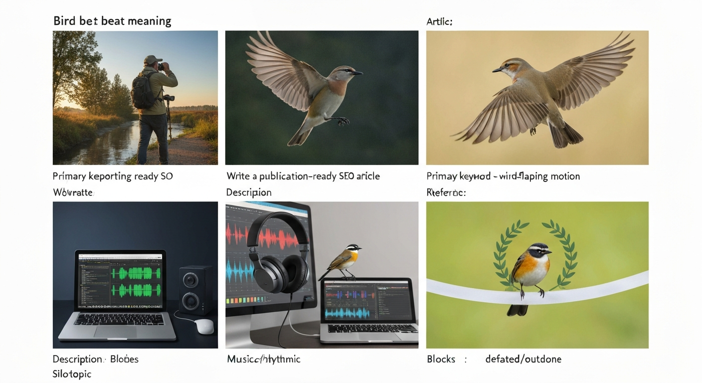 Bird Beat Meaning: Definitions, Uses, Symbolism, Guide -Key